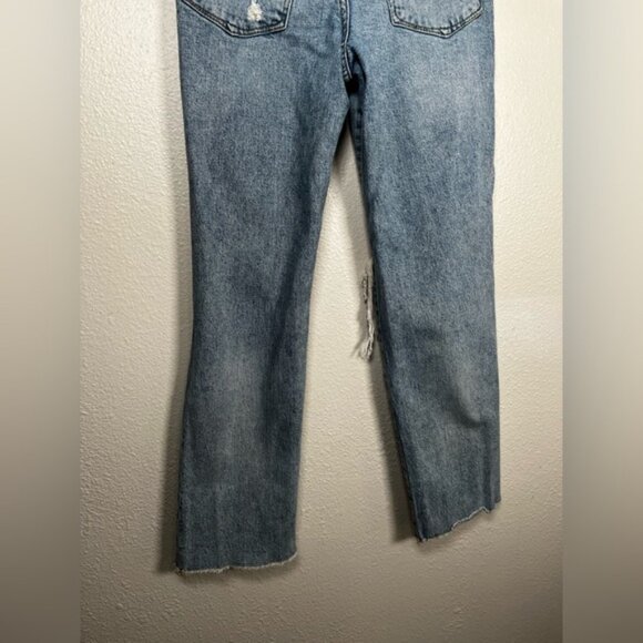 Good American Blue Boyfriend Distressed Casual jeans size 26 - Picture 7 of 9